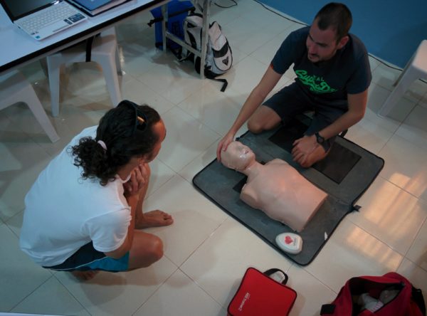 EFR Course - learning CPR