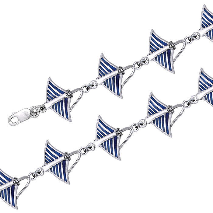 Inlaid Eagle Ray Bracelet