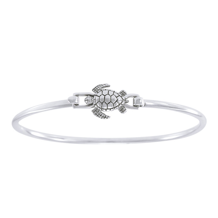 Turtle Bangle | DiveSilver Khaolak | Sterling Silver Jewelry