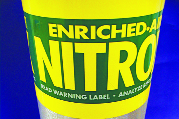 Enriched Air Nitrox label