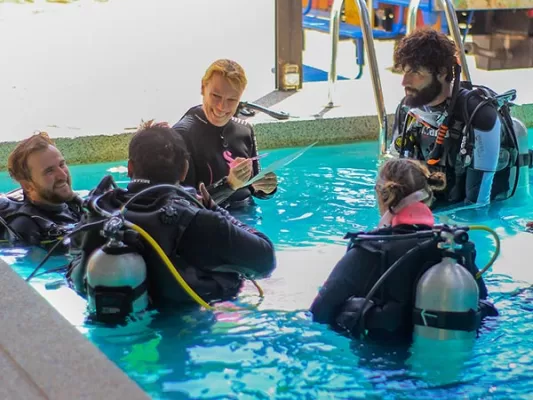 Teaching in confined