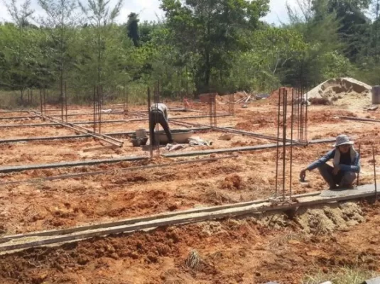 bare earth before building begins