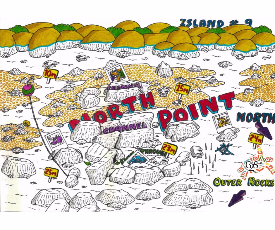 North Point dive Site Map